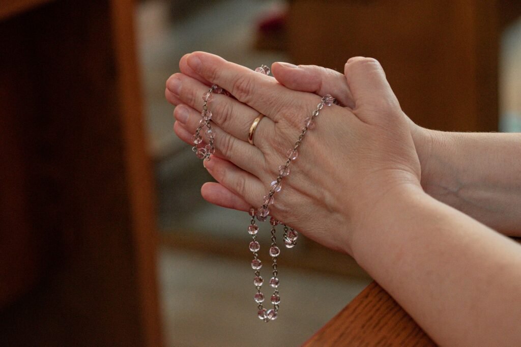 A quiet space for prayer reflects the importance of personal contemplation in developing faith
