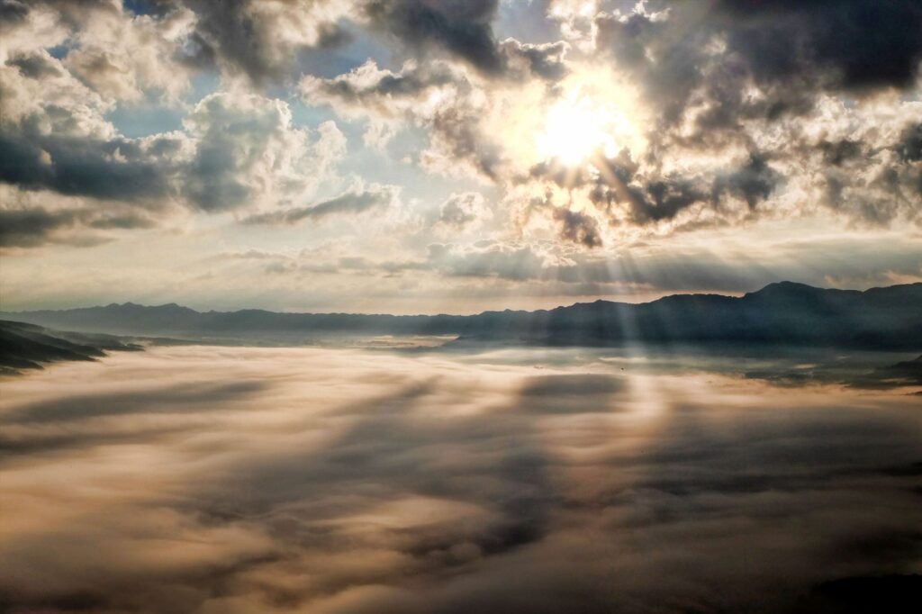 A sunrise symbolizes new beginnings and the hope God brings from difficult situations