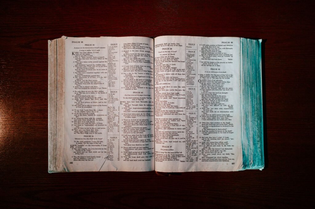 An open Bible ready for study and reflection