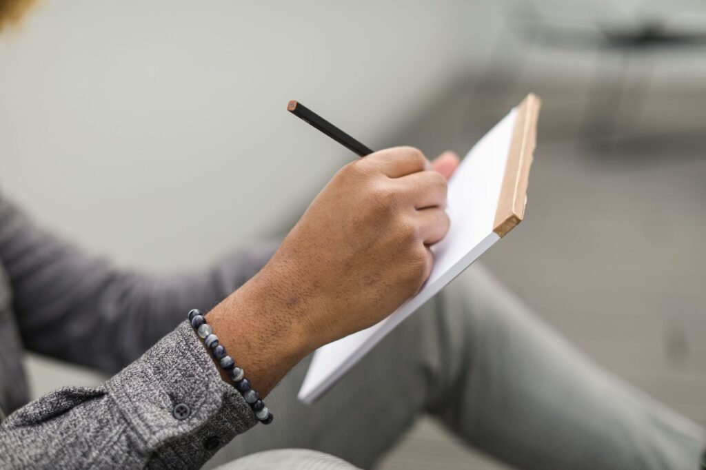 Journaling can help articulate and release worries to God